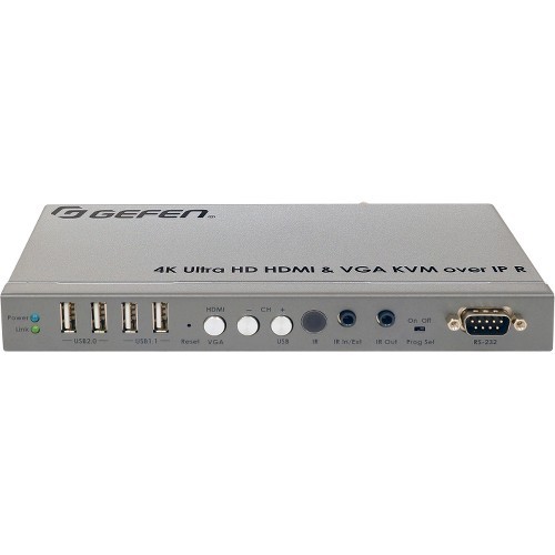 Gefen EXT-UHDV-KA-LANS-RX KVM Consoles/Extenders Gefen 4k Ultra Hd Hdmi And Vga Kvm Over Ip - Receiver Unit - 1 Computer(s) - 1 Local User(s) - 328.0 Extuhdvkalansrx 098379213633