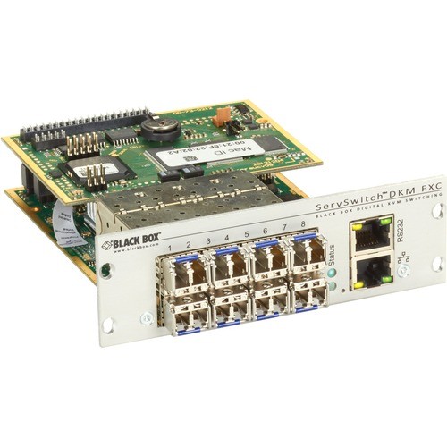 Black Box ACXC8F-M KVM Switchboxes Black Box Servswitch Dkm Fx Compact Matrix 8-port Module - 8 Computer(s)network (rj-45) - Desktop -  Acxc8fm 