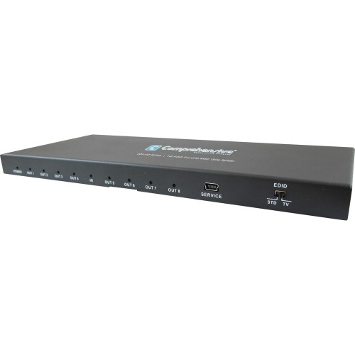 Comprehensive Cable CDA-HD18018G Signal Splitters/Amplifiers Comprehensive 1x8 Hdmi Full Uhd 4k60 18gb Splitter (yuv:444) - 600 Hz - 25 Hz To 600 Hz - 4096 X 216 Cdahd18018g 818242246106