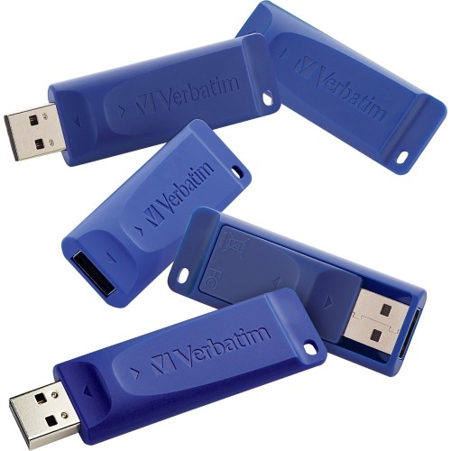 Verbatim 99810 Flash Drives 16gb Usb Flash Drive - 5pk - Blue 023942998105
