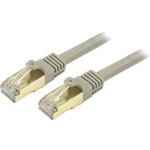 Startech C6ASPAT5GR Cables Cat6a Ethernet Patch Cable - Shielded (stp) - 5 Ft., Gray 650308715870