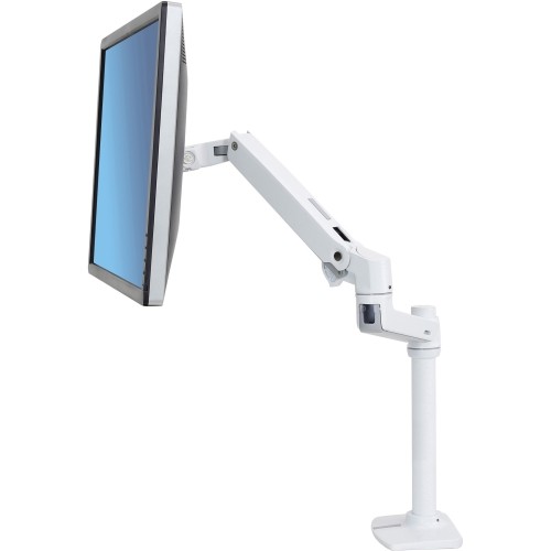 Ergotron 45-537-216 Mounting Kits Lx Desk Mount Monitor Arm, Tall Pole (white) 45537216 698833064421