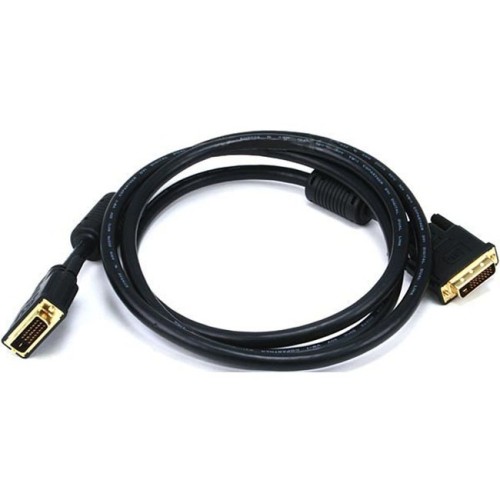 Monoprice 2408 Cables Monoprice 6ft 28awg Cl2 Dual Link Dvi-d Cable - Black - 6 Ft Dvi-d Video Cable For Pc, Monitor, Proj 700604051155