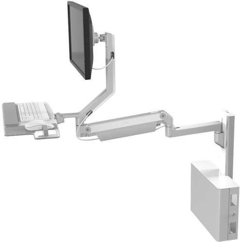 Humanscale V600-0300-00000 Mounting Kits Humanscale Wall Mount For Flat Panel Display - Silver, White - Silver, White (v600-0300-00000) V600030000000 
