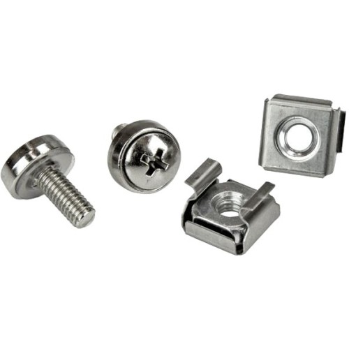 Startech CABSCRWM520 Fasteners M5 Rack Screws And M5 Cage Nuts - 20 Pack 803931137001