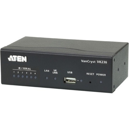 Aten VK236 Miscellaneous Devices Aten 6-port Ir/serial Expansion Box-taa Compliant - 3" Width X 1.7" Height - 1 - Metal (vk236) 672792006968