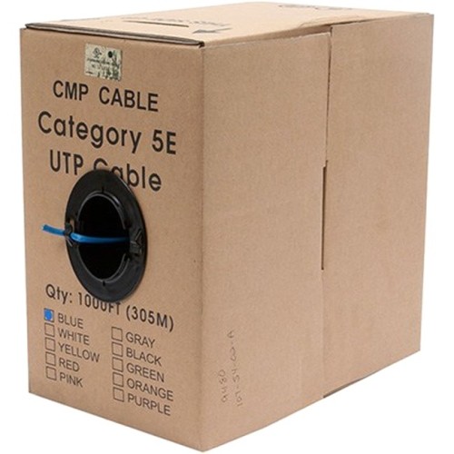 Monoprice 9480 Cables Monoprice Cat. 5e Utp Network Cable - 1000 Ft Category 5e Network Cable For Network Device - First E 844660094807