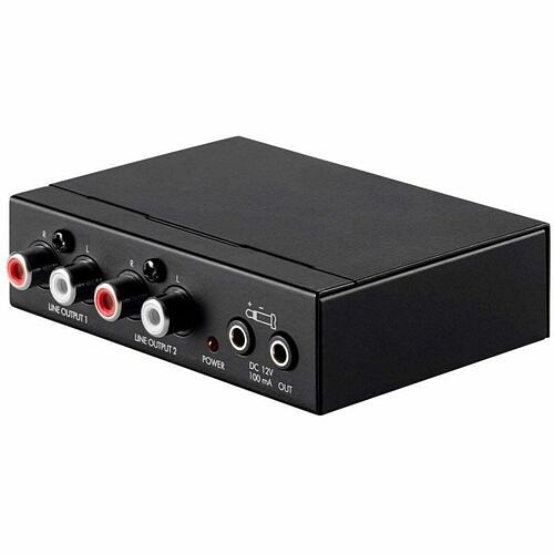 Monoprice 13356 Signal Splitters/Amplifiers Monoprice Rjr-2 Multizone Rj45 To Rca Converter - Audio Line Out - Network (rj-45) - Black (13356) 889028014042