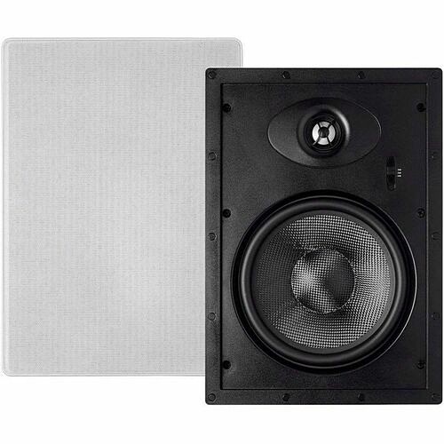 Monoprice 13682 Speakers Monoprice Alpha 13682 2-way In-wall Speaker - 80 W Rms - 160 W (pmpo) - 8" Carbon Fiber Woofer, Cone 889028017302