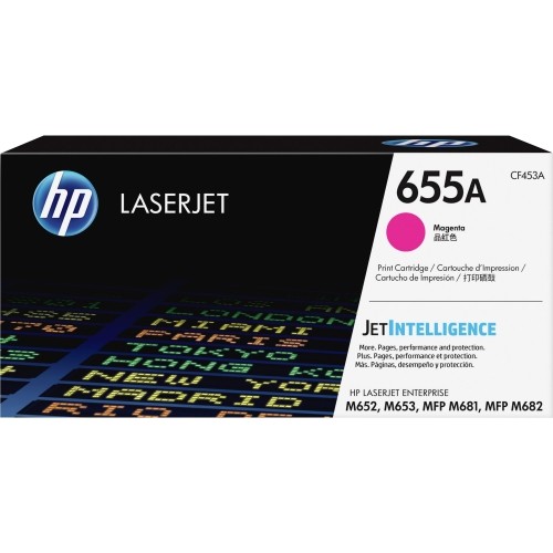 Hp CF453A Toners & Ink Cartridges Hp 655a (cf453a) Original Laser Toner Cartridge - Magenta - 1 Each - 10500 Pages 889894325440