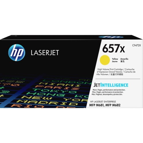 Hp CF472X Toners & Ink Cartridges 657x High Yield Yellow Original Laserjet Toner Cartridge (~23,000 Yield) 889894325518