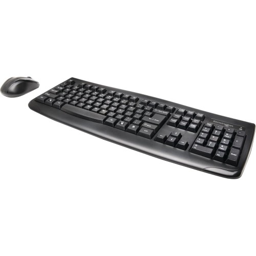 Kensington K75230US Keyboard & Mouse Combos Kensington Pro Fit Wireless Desktop Set - Black - Usb Wireless Rf 2.40 Ghz Keyboard - English (us),  085896752301