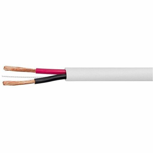 Monoprice 16083 Cables Monoprice Speaker Wire, Cl2 Rated, 2-conductor, 14awg, 1000ft, White - 1000 Ft Audio Cable For Speak 889028041949