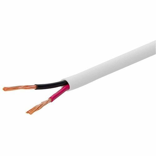 Monoprice 16086 Cables Monoprice Speaker Wire, Cl2 Rated, 2-conductor, 12awg, 1000ft, White - 1000 Ft Audio Cable For Speak 889028041970