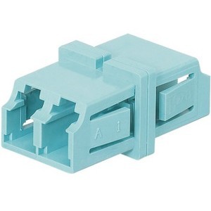 Panduit FADSLCZAQ-L Connector Adapters Panduit Mini-com Fiber Optic Duplex Network Adapter - 50 Pack - 2 X Lc Network Female - Aqua (fadslc Fadslczaql 074983376421
