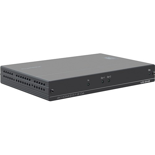Kramer Electronics VM-2H2 Signal Splitters/Amplifiers Kramer 1:2 4k60 4:4:4 Hdcp 2.2 Hdmi 2.0 Da - 4096 X 2160 - 1 X Hdmi In - 2 X Hdmi Out - Serial Port  Vm2h2 
