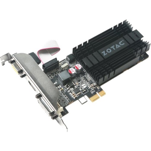 Zotac ZT-71307-20L Graphic Cards Zotac Vcx Zt-71307-20l Gt 710 Zone Edition 2gb Ddr5 64b Dldvi Hdmi Vga Retail Zt7130720l 817215398132