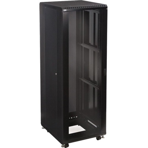 Kendall Howard, Inc 3100-3-024-37 Rack Equipment 37u Linier Server Cabinet - Glass/vented Doors - 24" Depth 3100302437 879447005424