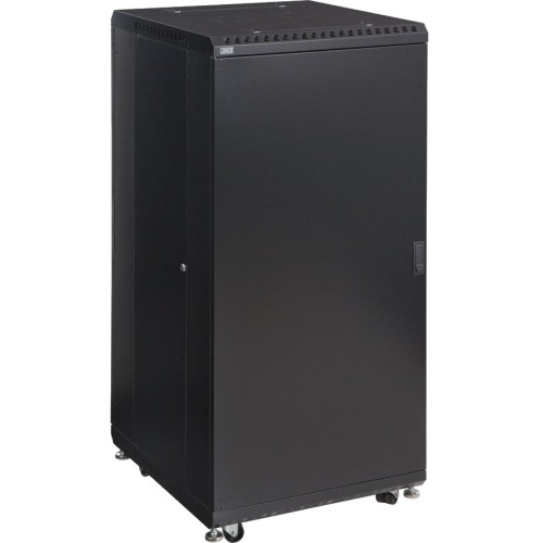 Kendall Howard, Inc 3104-3-024-27 Rack Equipment 27u Linier Server Cabinet - Solid/convex Doors - 24" Depth 3104302427 879447004816