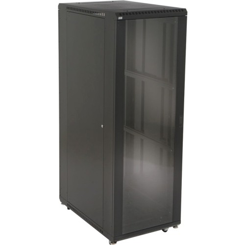 Kendall Howard, Inc 3103-3-001-37 Rack Equipment 37u Linier Server Cabinet - Glass/glass Doors - 36" Depth 3103300137 818240834350