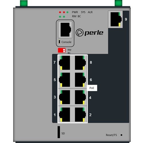 Perle Systems 07016380 Switches & Bridges Industrial Managed Power Over Ethernet Switch 679202163808