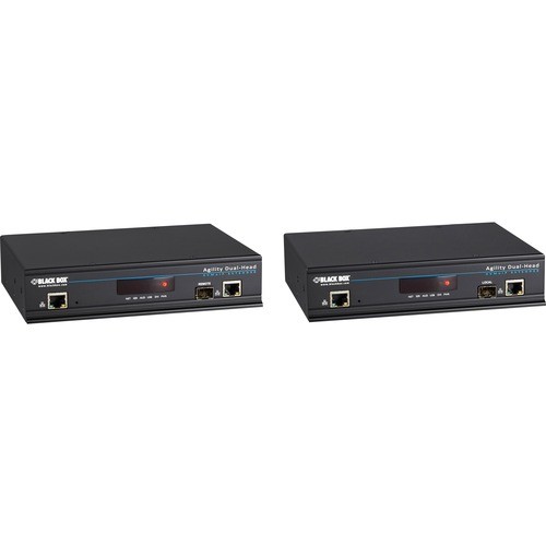 Black Box ACR1020A KVM Consoles/Extenders Black Box Agility Kvm-over-ip Matrix, Dual-head Dvi-d, Usb 2.0, Kvm Extender Kit - 2 Computer(s) - 2 822088130697