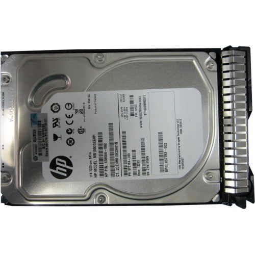 Hp 657739-001 Hard Drives Hpe-imsourcing 1 Tb Hard Drive - 3.5" Internal - Sata (sata/600) - 7200rpm - Hot Pluggable - 1 (6577 657739001 