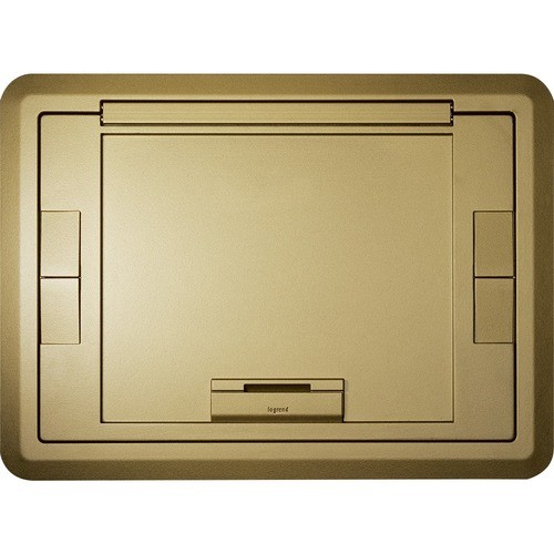 Middle Atlantic EFB45CTCBK Cable Management Wiremold Evolution On-floor Box Surface Style Cover With Floor Insert - Black - Cover - Black Powder 786564086307