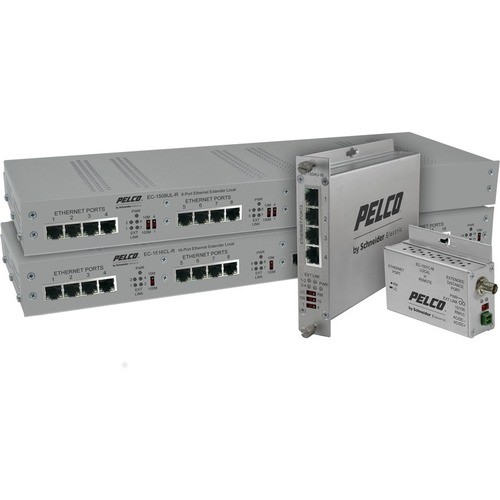 Pelco EC-1516UL-R Cable Extenders Pelco Ec-1500c/u Series Ethernetconnect Extender - 32 X Network (rj-45) - 3000 Ft Extended Range (ec Ec1516ulr 700880329405
