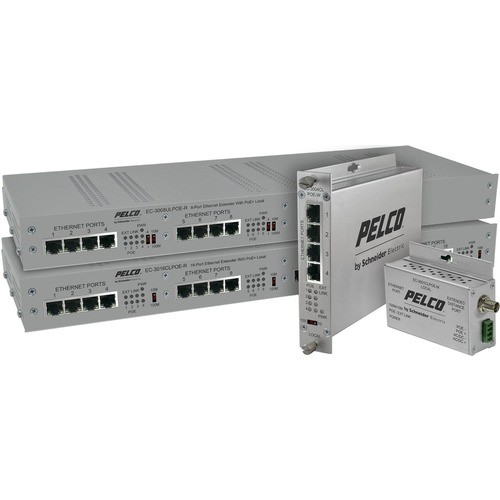 Pelco EC-3016CLPOE-R Cable Extenders Pelco Ec-3000c/u Series Ethernetconnect Extender - 16 X Network (rj-45) - 5000 Ft Extended Range (ec Ec3016clpoer 700880329511