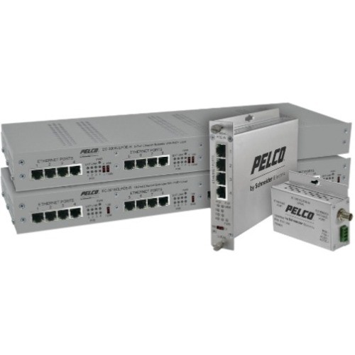 Pelco EC-3004CRPOE-W Cable Extenders Pelco Ec-3000c/u Series Ethernetconnect Extender - 4 X Network (rj-45) - 5000 Ft Extended Range (ec- Ec3004crpoew 700880329474