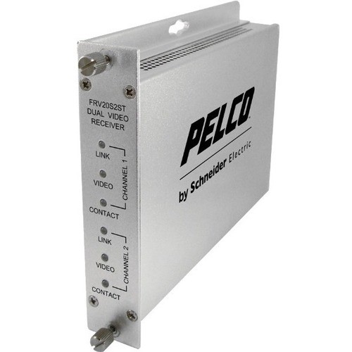 Pelco FTV10M1ST Video Consoles/Extenders Pelco Ftv10m1st Video Extender Transmitter - 9842.52 Ft Range - 2 X St Ports - Optical Fiber, Coaxia 700880297582