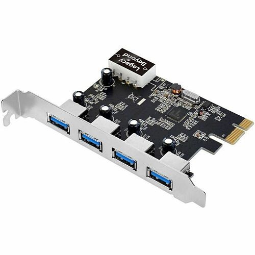 Siig LB-US0114-S1 USB/Firewire Adapters Siig Usb 3.0 4-port (ext) Pcie Host Card - Pci Express 2.0 X16 - 640 Mb/s - Desktop, Solid State Dri Lbus0114s1 662774040165