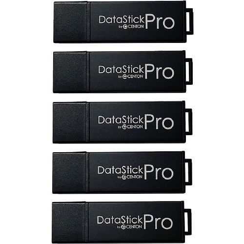 Centon Electronics S1-U3P6-64G-5B Flash Drives Centon 64 Gb Datastick Pro Usb 3.0 Flash Drive - 64 Gb - Usb 3.0 - Black - 5 Year Warranty - 5 Pack  S1u3p664g5b 731969569542
