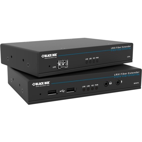 Black Box ACU5600A-MM KVM Consoles/Extenders Black Box Lrxi Kvm Extender - Dvi-d, Usb 2.0, Single Access, Multimode Fiber - 1 Computer(s) - 1 Loc Acu5600amm 