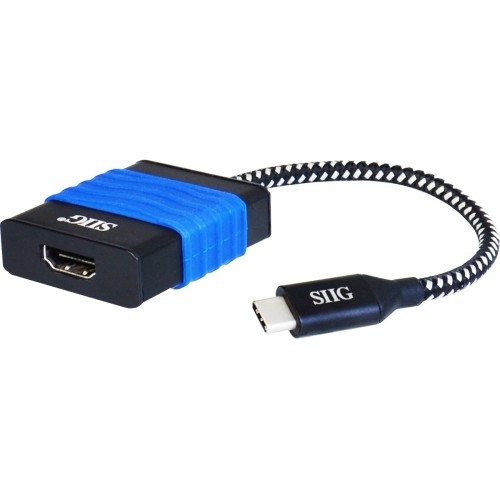 Siig CB-TC0014-S2 Connector Adapters Displayport Output Easily Add A Hdmi Port To Your Usb Type-c Displayport Alterna (cb-tc0014-s2) Cbtc0014s2 662774040363