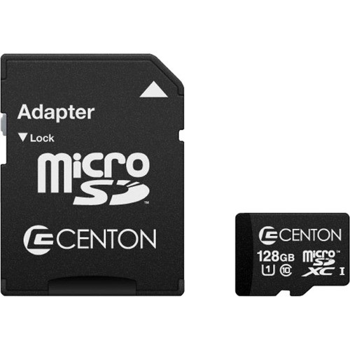 Centon Electronics S1-MSDXU1-128G Memory Cards Centon 128 Gb Class 10/uhs-i (u1) Microsdxc - 5 Year Warranty (s1-msdxu1-128g) S1msdxu1128g 729751400449