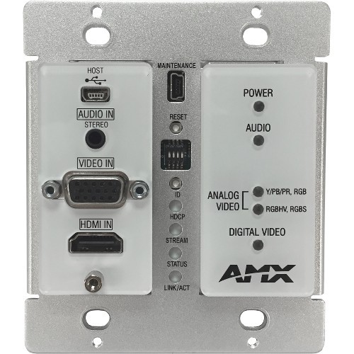 Harman Pro FGN1115-WP-BL KVM Consoles/Extenders Amx Decor Style Wallplate Encoder With Kvm, Black - 1 Computer(s) - Wuxga - 1920 X 1200 Maximum Vide Fgn1115wpbl 718878025697