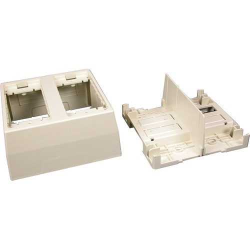 Middle Atlantic 2344SD-2AWH Faceplates & Mounting Boxes Wiremold 2344sd-2awh Mounting Box - 2-gang - White - Polyvinyl Chloride (pvc) 2344sd2awh 786776067972