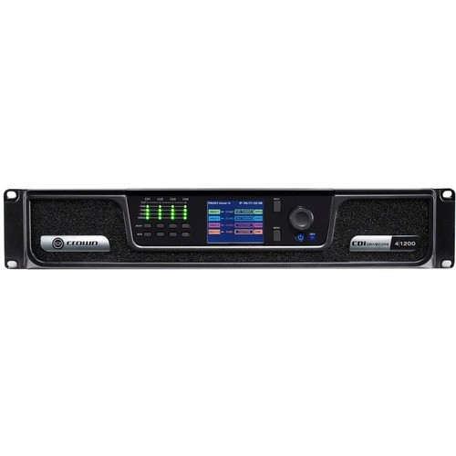 Harman Pro NCDI4X12BL-U-US A/V Receivers & Amplifiers Crown Cdi Drivecore 4 1200 Amplifier - 4800 W Rms - 4 Channel - Black - 0.4% Thd - 20 Hz To 20 Khz - Ncdi4x12bluus 691991006937