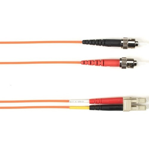Black Box FOCMP50-015M-STLC-OR Cables Fiber Optic Duplex Patch Network Cable Focmp50015mstlcor 822088138303