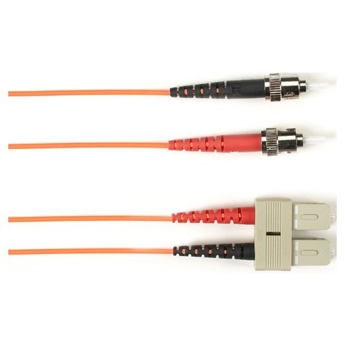 Black Box FOCMP62-015M-STSC-OR Cables Duplex Fiber Optic Patch Network Cable Focmp62015mstscor 822088139041