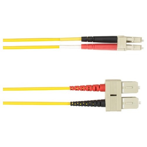 Black Box FOCMPSM-015M-SCLC-YL Cables Black Box Fiber Optic Duplex Patch Network Cable - 49.20 Ft Fiber Optic Network Cable For Network De Focmpsm015msclcyl 822088088127
