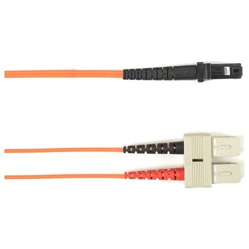 Black Box FOCMR62-001M-SCMT-OR Cables Black Box Fiber Optic Duplex Patch Network Cable - 3.20 Ft Fiber Optic Network Cable For Network Dev Focmr62001mscmtor 822088140399