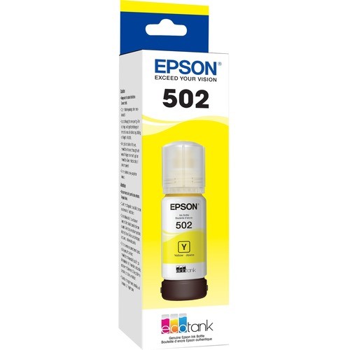 Epson T502420-S Ink Tanks & Bottles T502, Yellow Ink Bottle T502420s 010343935112
