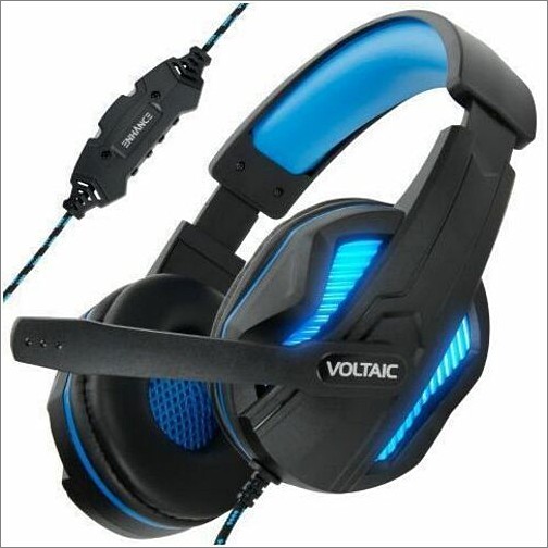 Accessory Power ENVOH7L100BLEW Headsets/Earsets Enhance Voltaic Pro Gaming Headset - Stereo - Usb - Wired - 32 Ohm - 20 Hz - 20 Khz - Over-the-ear - 637836600373