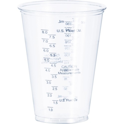 Solo Cup TP10DGM Cups & Mugs Ultra Clear 10 Oz Graduated Medical Cups SCCTP10DGM 041594310144
