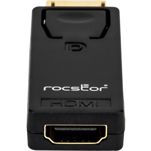 Rocstor Y10A170-B1 Cables Rocstor Premium Displayport To Hdmi Video Adapter Converter - M/f - 1 X Hdmi Female - 1 X Displaypor Y10a170b1 818214272430