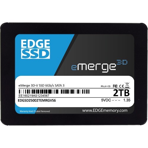Edge Memory PE254476 Hard Drives Edge Emerge 3d-v 120 Gb Solid State Drive - 2.5" Internal - Sata (sata/600) - Taa Compliant - 560 Mb 652977254490