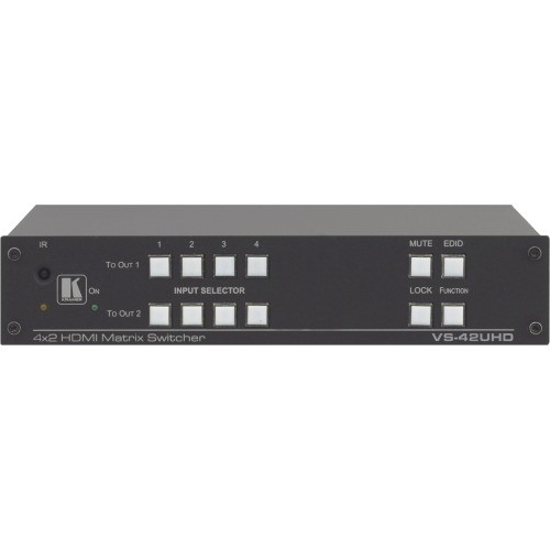 Kramer Electronics 20-801220190 VGA Switchboxes Kramer 4x2 4k60 4:2:0 Hdmi Automatic Matrix Switcher - 4096 X 2160 - 4k - 4 X 2 - Display, Computer, 20801220190 7291063078904